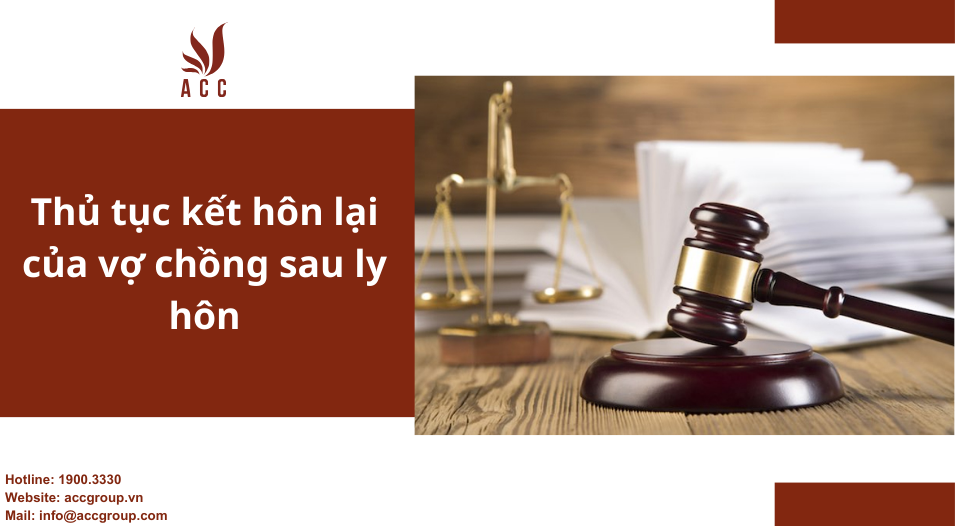 Thủ tục kết hôn lại của vợ chồng sau ly hôn 