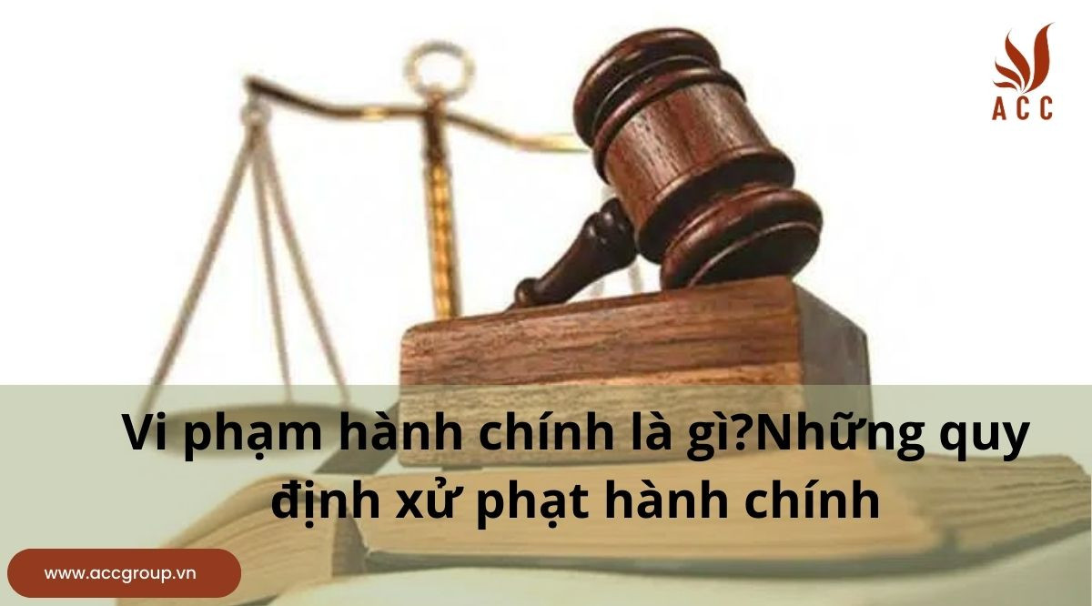 Vi phạm hành chính là gì?Những quy định xử phạt hành chính