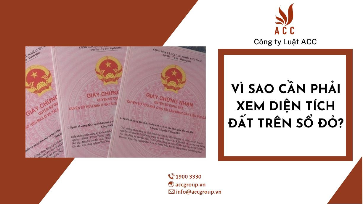 Vì sao cần phải xem diện tích đất trên sổ đỏ?