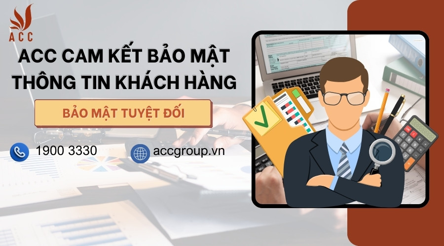 ACC Cam kết bảo mật thông tin khách hàng