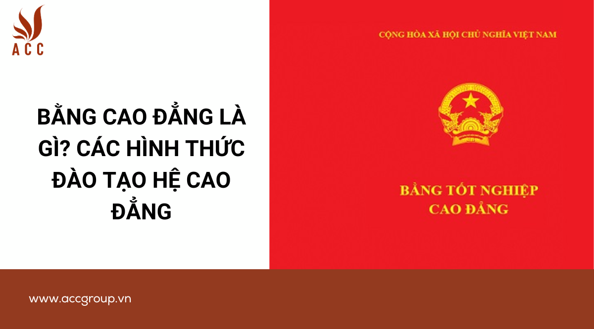 Bằng cao đẳng là gì? Các hình thức đào tạo hệ cao đẳng