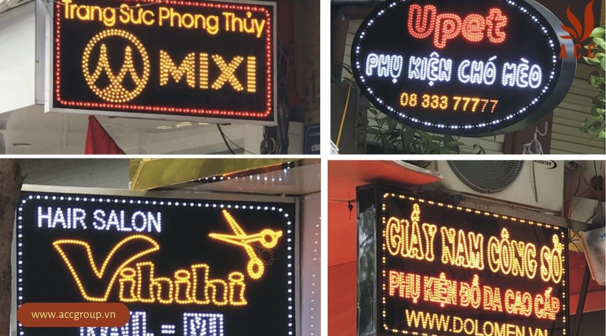 Bảng hiệu quảng cáo hộp đèn led