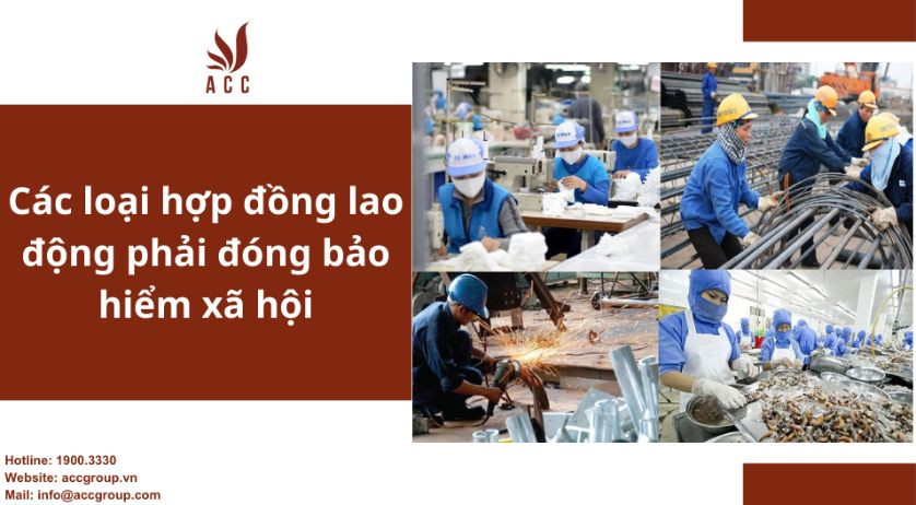 Các loại hợp đồng lao động phải đóng bảo hiểm xã hội