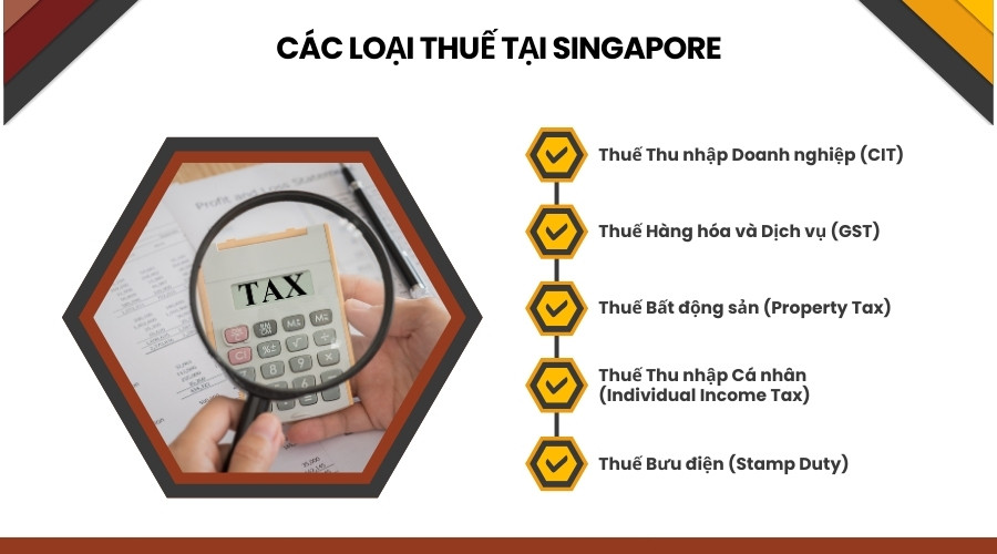 Các loại thuế tại Singapore