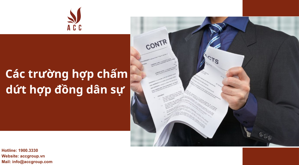 Các trường hợp chấm dứt hợp đồng dân sự