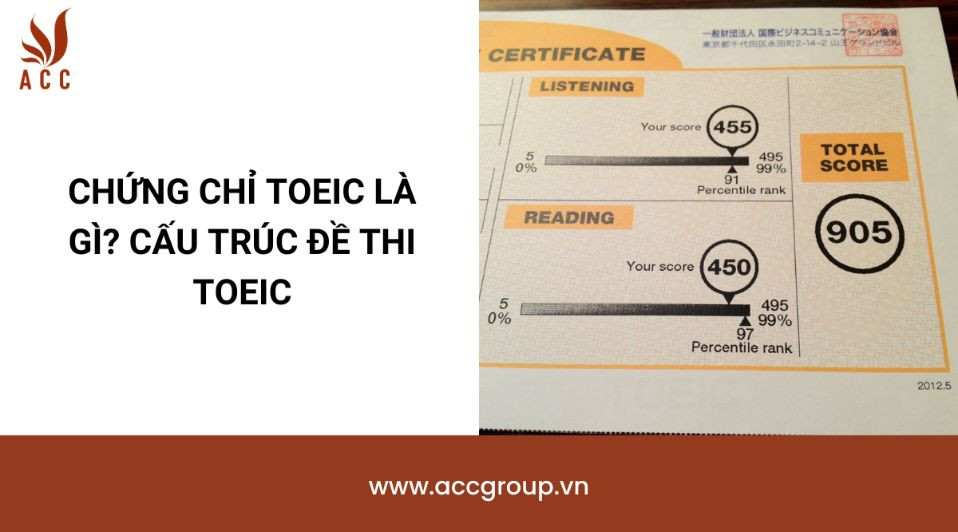 Chứng chỉ TOEIC là gì? Cấu trúc đề thi TOEIC