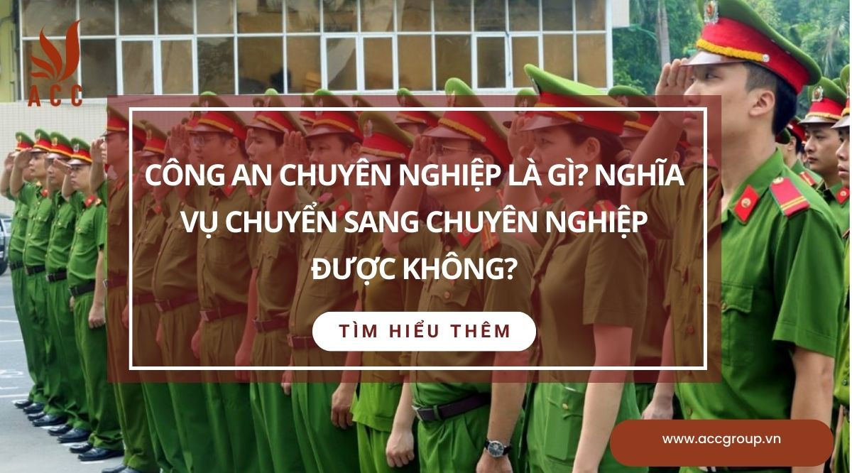 Công an chuyên nghiệp là gì? Nghĩa vụ chuyển sang chuyên nghiệp được không?