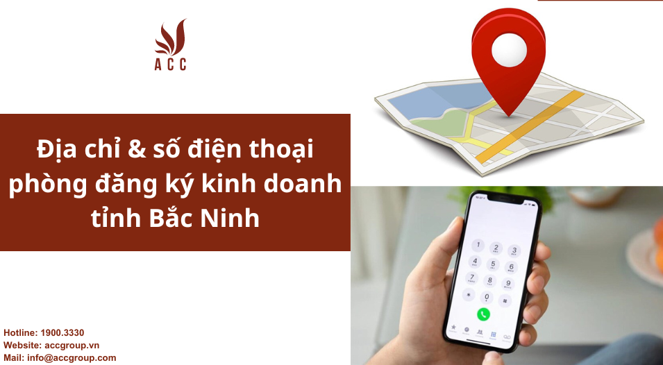 Địa chỉ & số điện thoại phòng đăng ký kinh doanh tỉnh Bắc Ninh