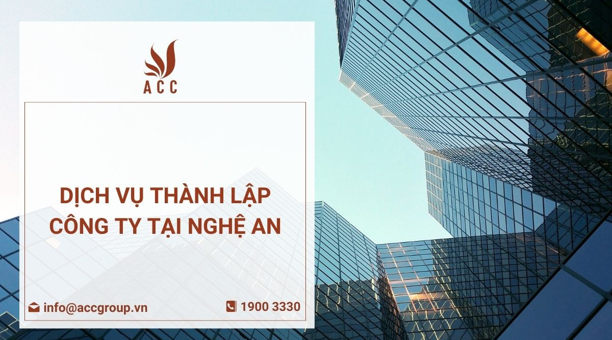 Dịch vụ thành lập công ty tại Nghệ An