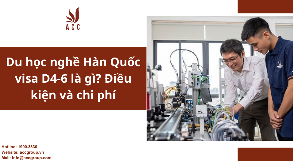 Du học nghề Hàn Quốc visa D4-6 là gì? Điều kiện và chi phí
