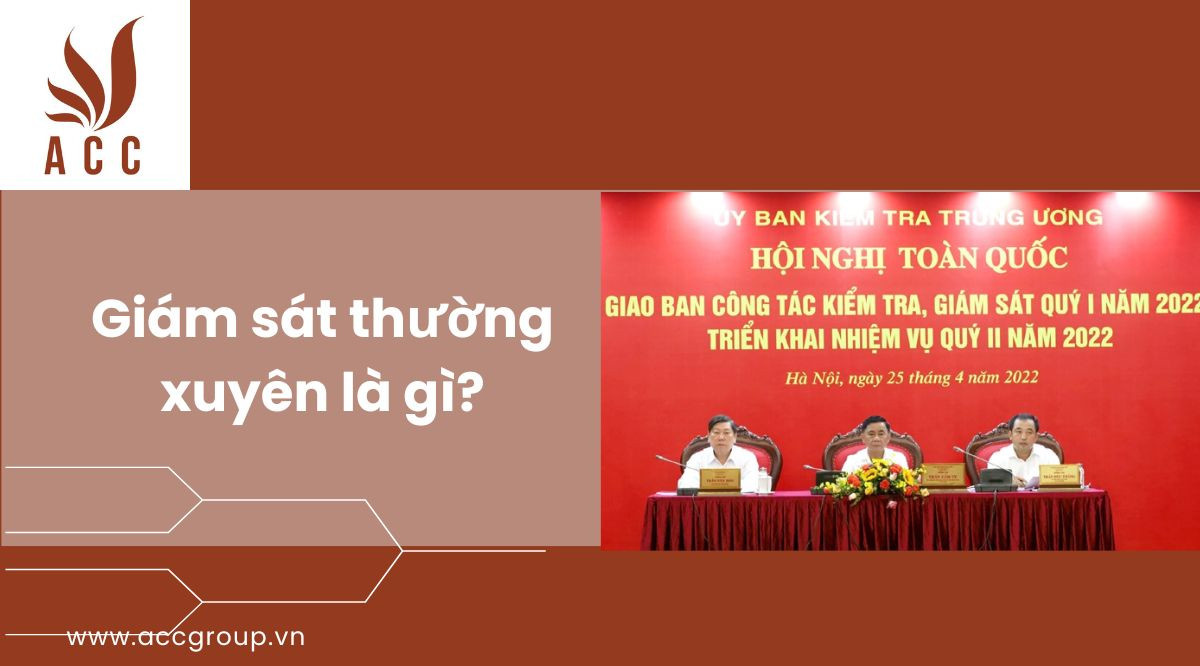 Giám sát thường xuyên là gì
