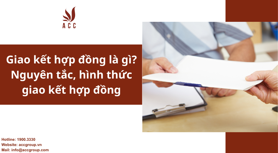 Giao kết hợp đồng là gì? Nguyên tắc, hình thức giao kết hợp đồng