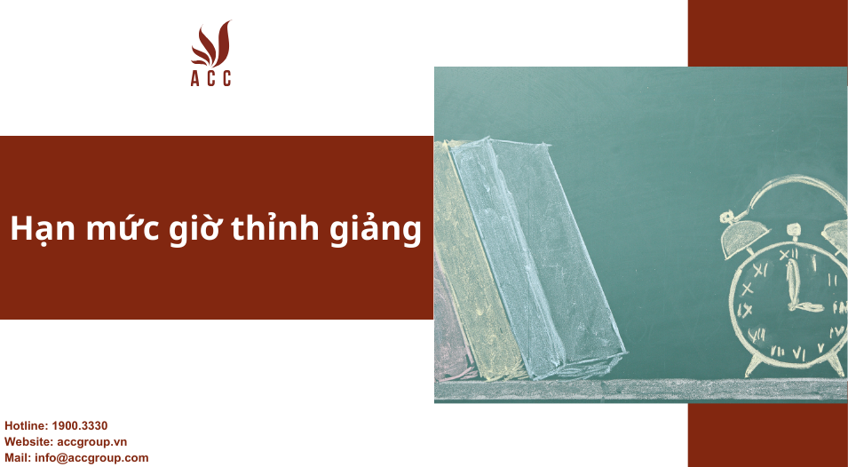 Hạn mức giờ thỉnh giảng