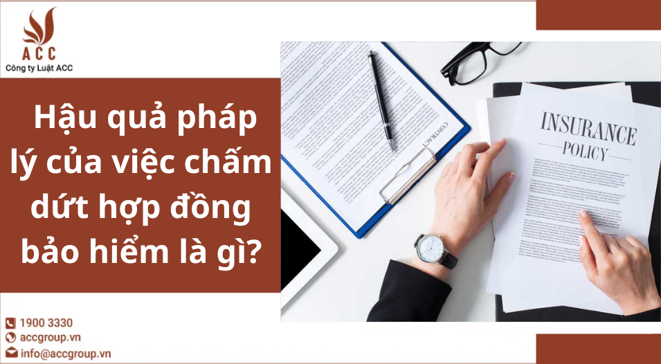 Hậu quả pháp lý của việc chấm dứt hợp đồng bảo hiểm là gì?