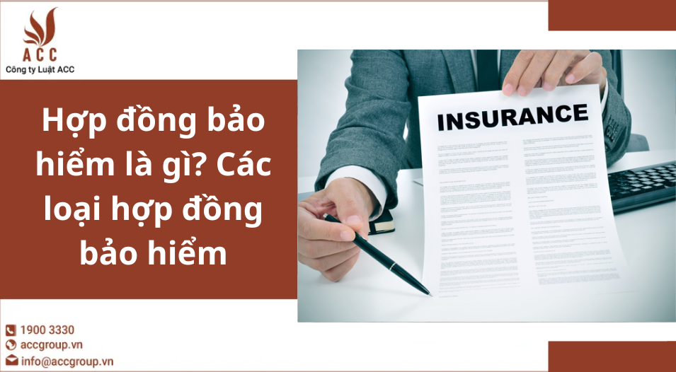 Hợp đồng bảo hiểm là gì? Các loại hợp đồng bảo hiểm