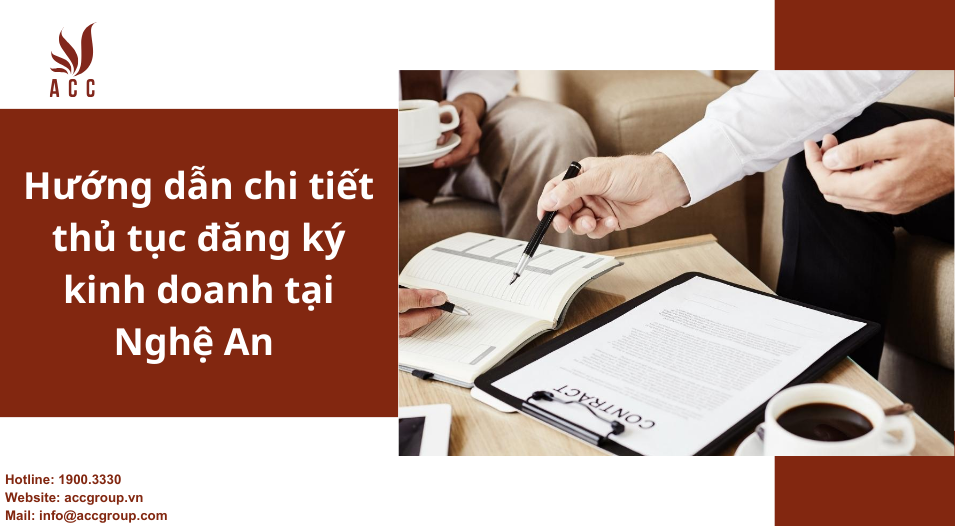 Hướng dẫn chi tiết thủ tục đăng ký kinh doanh tại Nghệ An