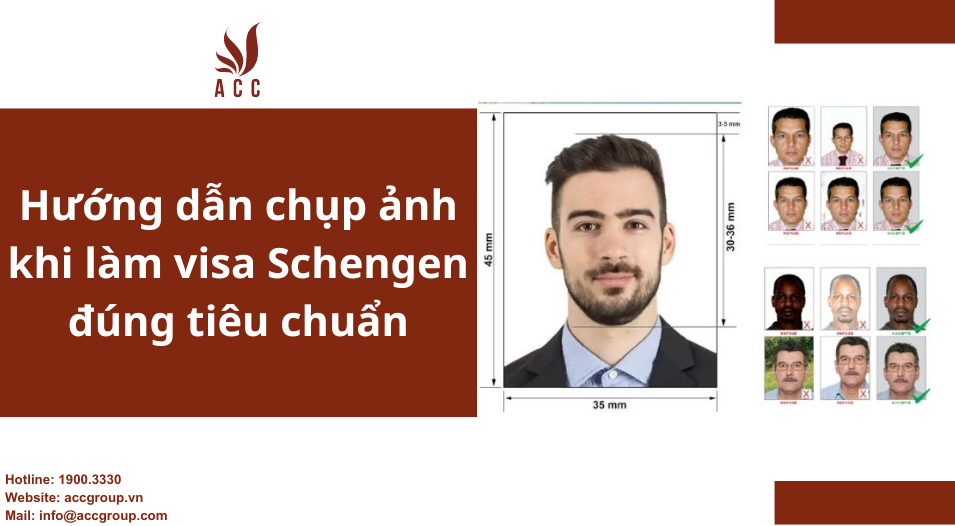 Hướng dẫn chụp ảnh khi làm visa Schengen đúng tiêu chuẩn