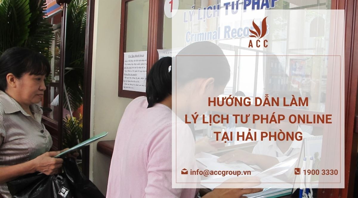Hướng dẫn làm lý lịch tư pháp online tại Hải Phòng