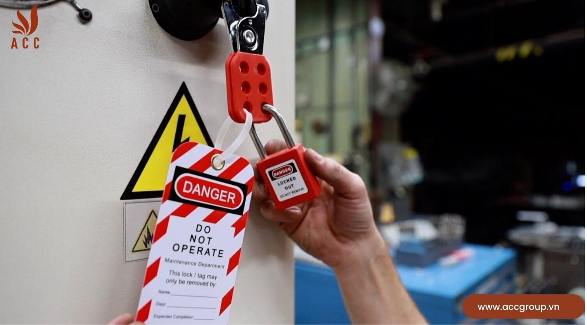 Khi nào cần thực hiện Lockout Tagout khi làm việc?