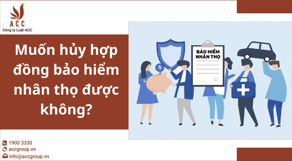 Muốn hủy hợp đồng bảo hiểm nhân thọ được không?