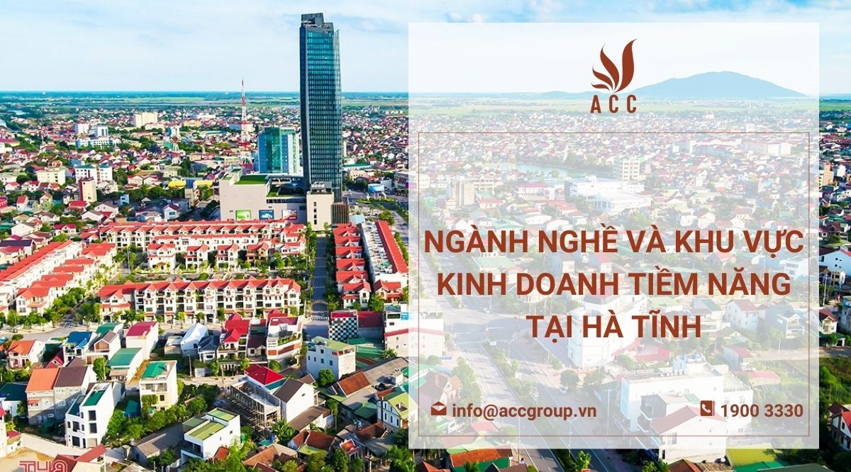 ngành nghề và khu vực kinh doanh tiềm năng tại Hà tĩnh