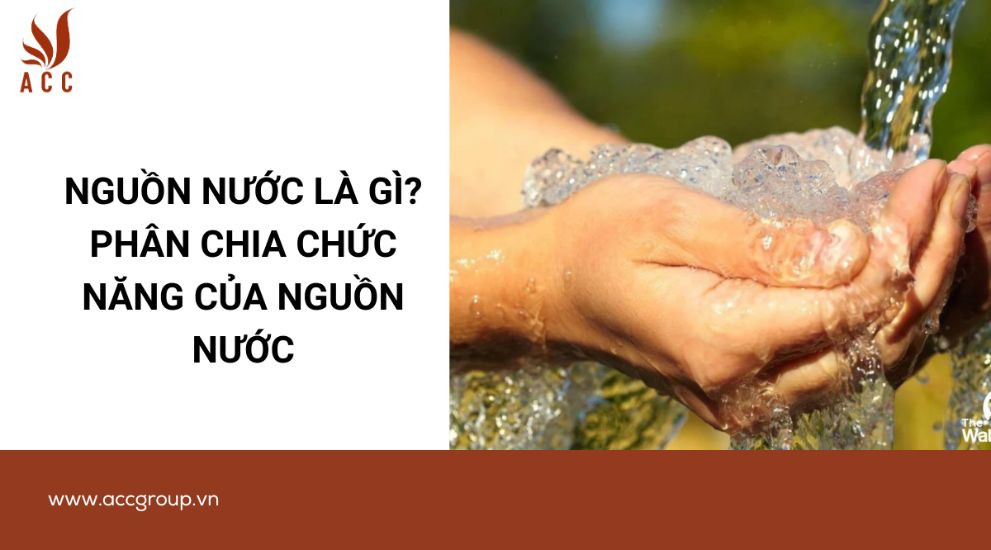 Nguồn nước là gì? Phân chia chức năng của nguồn nước