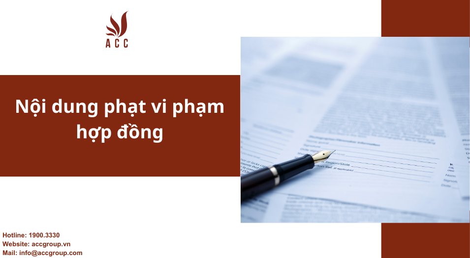 Nội dung phạt vi phạm hợp đồng