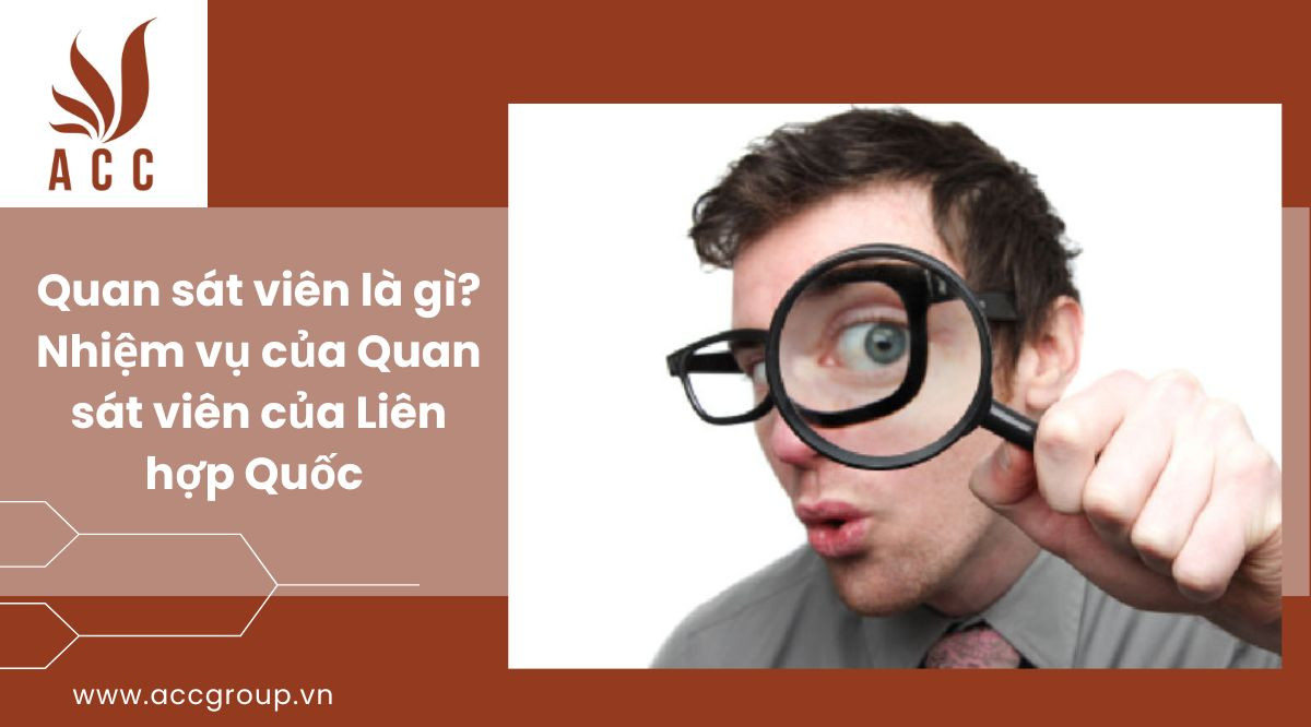 Quan sát viên là gì? Nhiệm vụ của Quan sát viên của Liên hợp Quốc