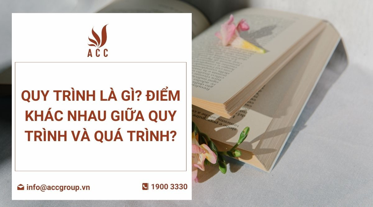 Quy trình là gì Điểm khác nhau giữa quy trình và quá trình