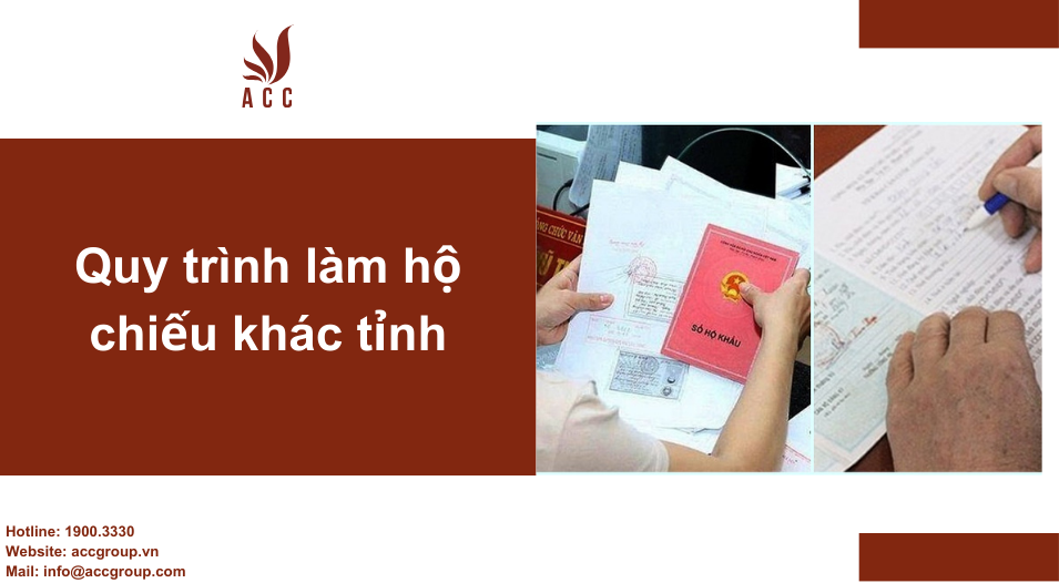 Quy trình làm hộ chiếu khác tỉnh