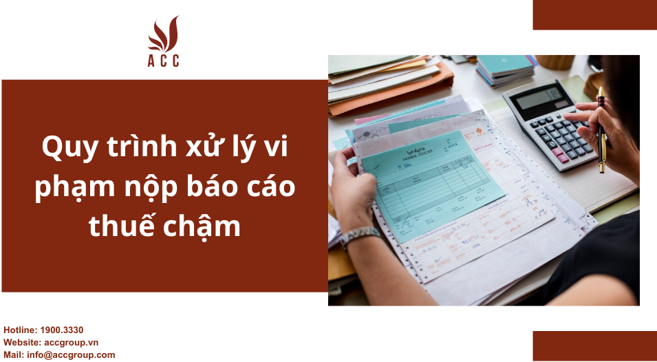 Quy trình xử lý vi phạm nộp báo cáo thuế chậm