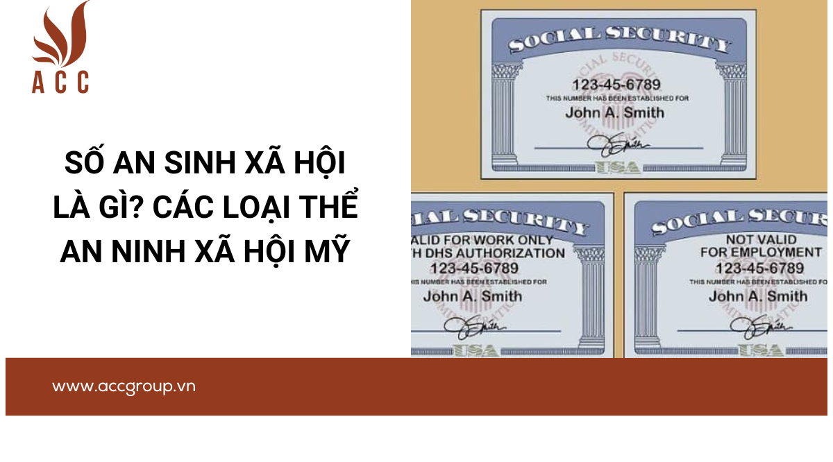 Số an sinh xã hội là gì? Các loại thể an ninh xã hội Mỹ