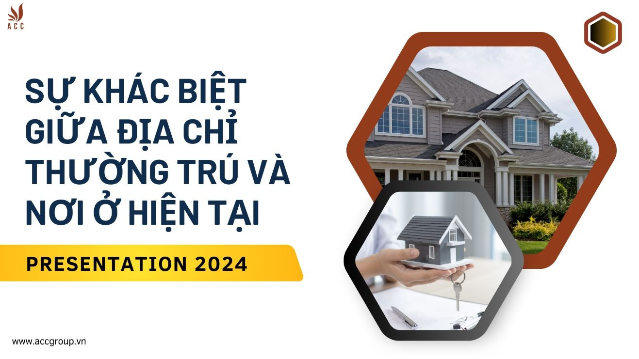Sự khác biệt giữa địa chỉ thường trú và nơi ở hiện tại