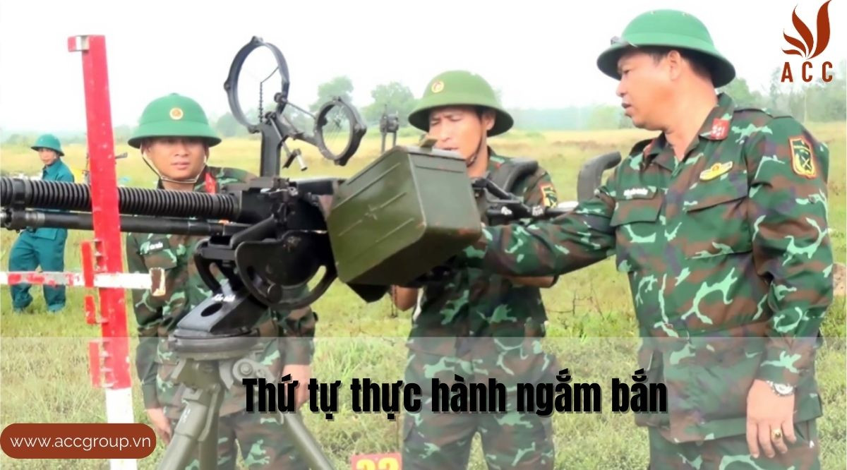 Thứ tự thực hành ngắm bắn