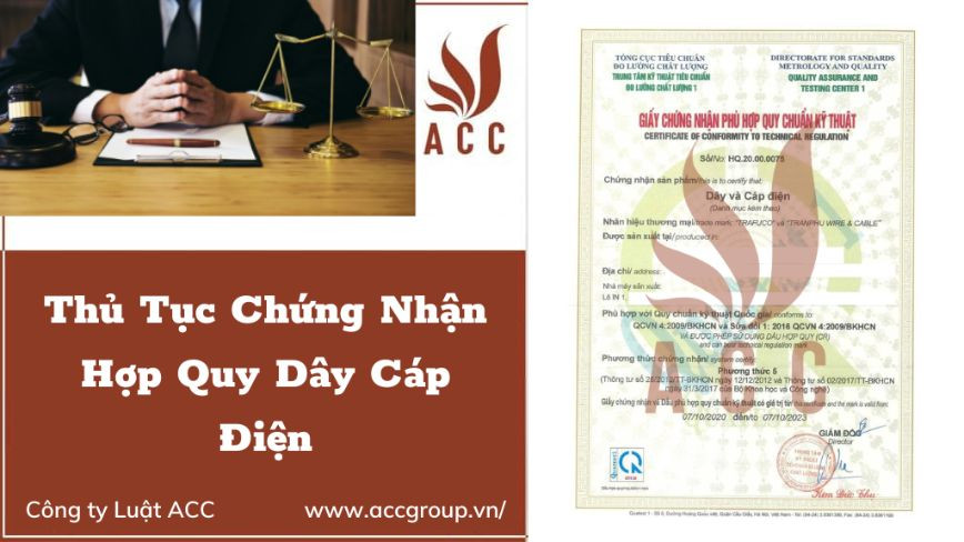 Thủ Tục Chứng Nhận Hợp Quy Dây Cáp Điện