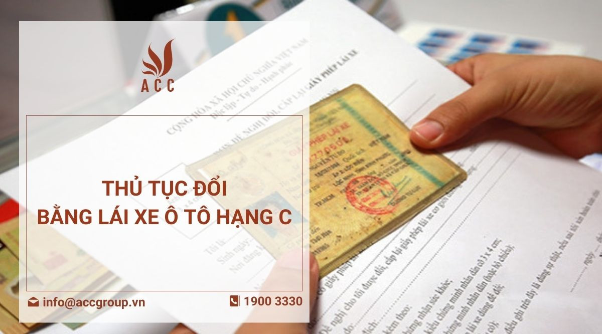 Thủ tục đổi bằng lái xe ô tô hạng C
