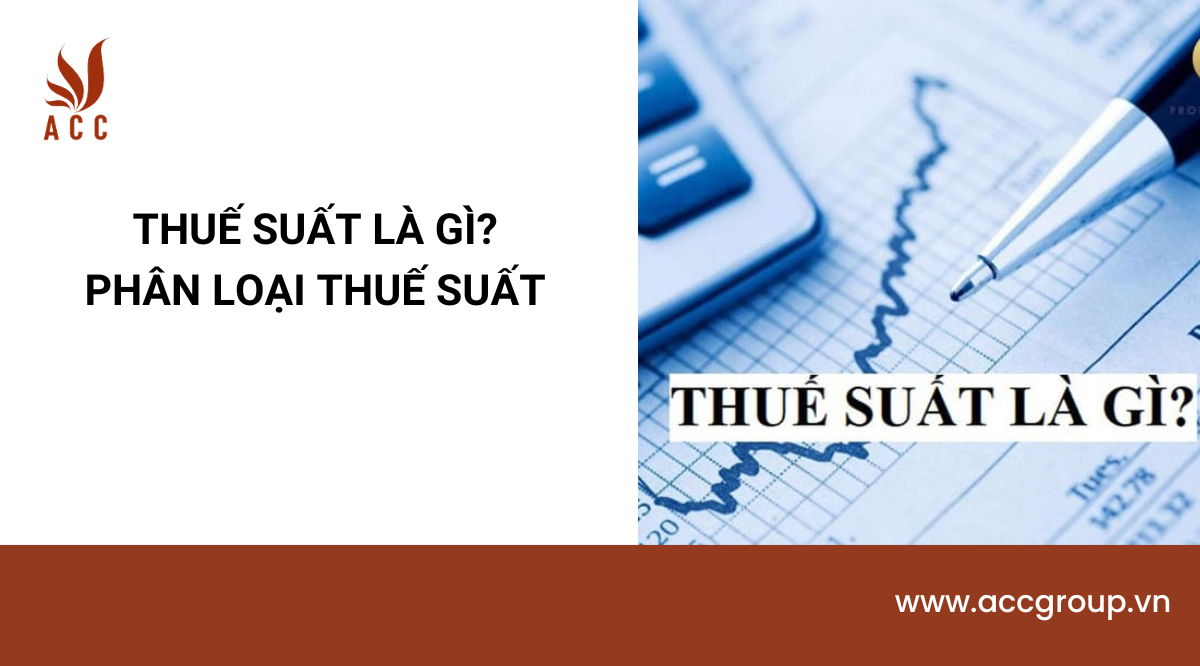 Thuế suất là gì? Phân loại thuế suất