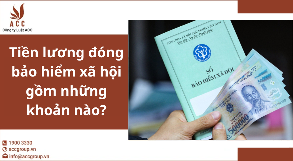 Tiền lương đóng bảo hiểm xã hội gồm những khoản nào?
