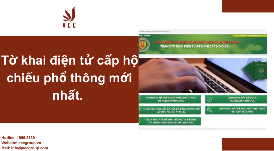 Tờ khai điện tử cấp hộ chiếu phổ thông mới nhất (1)