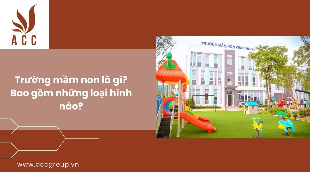 Trường mầm non là gì?Bao gồm những loại hình nào?