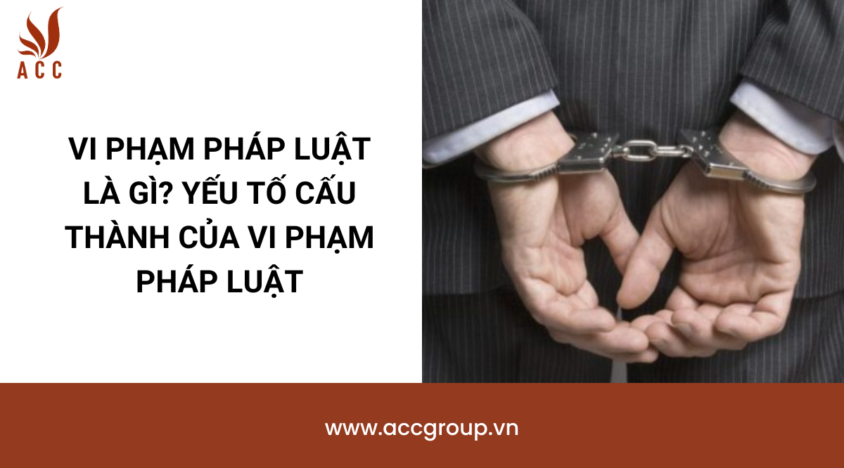 Vi phạm pháp luật là gì? Yếu tố cấu thành của vi phạm pháp luật