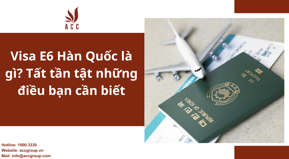 Visa E6 Hàn Quốc là gì? Tất tần tật những điều bạn cần biết