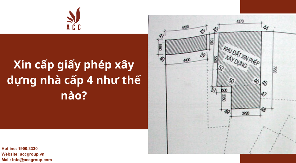 Xin cấp giấy phép xây dựng nhà cấp 4 như thế nào?