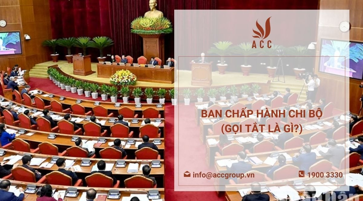 Ban chấp hành chi bộ (gọi tắt là gì?)