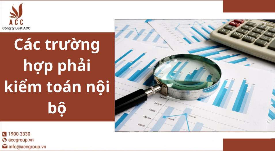 Các trường hợp phải kiểm toán nội bộ
