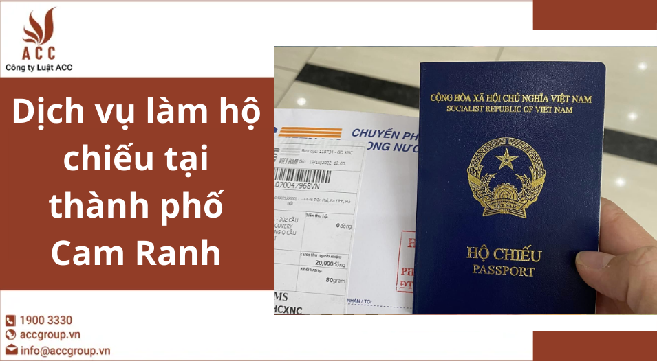 Dịch vụ làm hộ chiếu tại thành phố Cam Ranh
