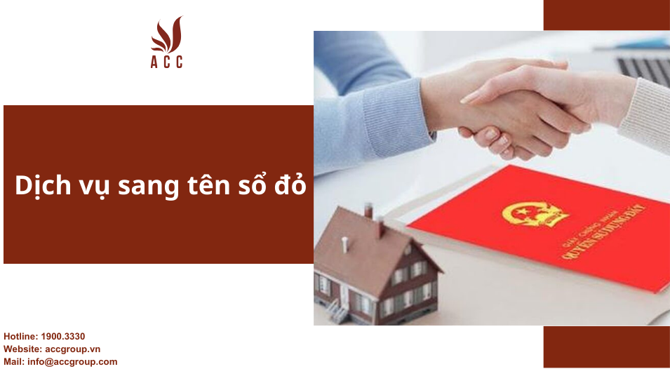 Dịch vụ sang tên sổ đỏ
