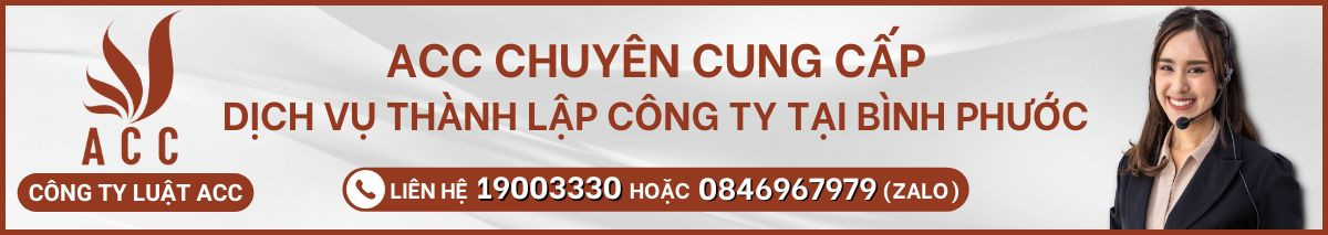 Dịch vụ thành lập công ty tại Bình Phước