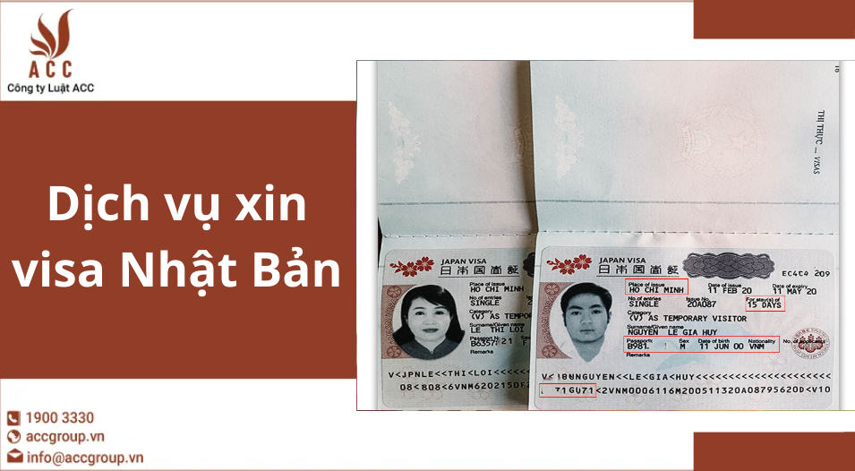 Dịch vụ xin visa Nhật Bản