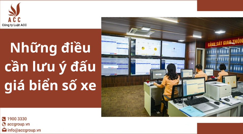 Những điều cần lưu ý đấu giá biển số xe